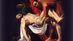 La "Deposizione" di Caravaggio (© Musei Vaticani)