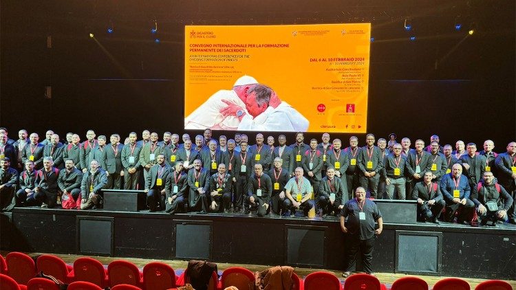 Presbíteros brasileiros participantes do Convênio Internacional para a Formação Permanente dos Sacerdotes