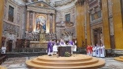 Святая Імша з нагоды 106-годдзя аднаўлення дзяржаўнасці Літвы