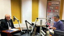 Jesús Morán, Copresidente del Movimiento de los Focolares, en la sede de Vatican News