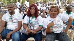 Participants au 18e pèlerinage militaire de l'archidiocèse d'Abidjan