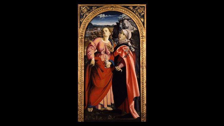 Cola dell'Amatrice, Trittico con Santa Maddalena e Santa Scolastica © Musei Vaticani
