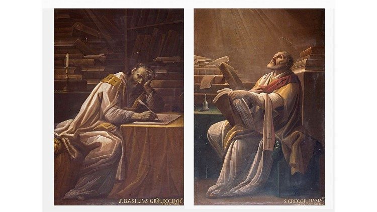 Shën Bazili Madh dhe shën Gregori Nazianzeni