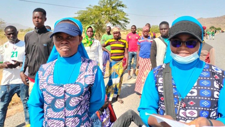 Des participants au pèlerinage diocésain de Garoua, au Cameroun, du 30 décembre 2023 au 1 janvier 2024