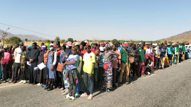 Des participants au pèlerinage diocésain de Garoua, au Cameroun, du 30 décembre 2023 au 1 janvier 2024