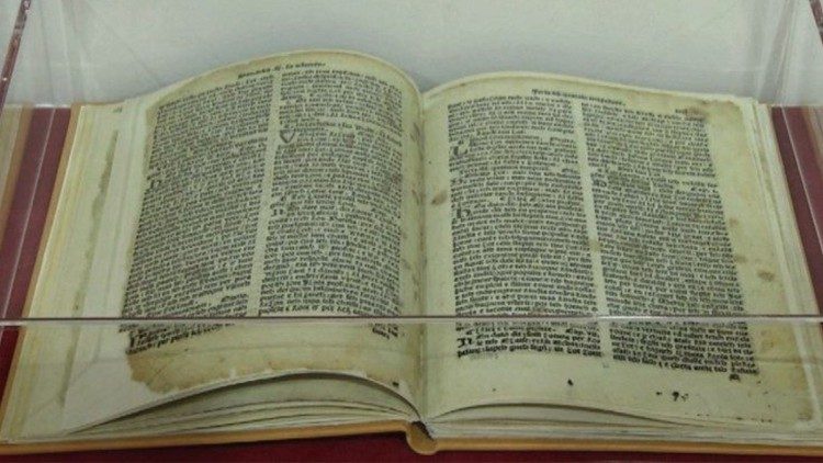 Vatikano apaštalinėje bibliotekoje saugomas 1555 metų Mišiolas albanų kalba 