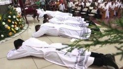 Ordination of nine priests in Managua, Nicaragua