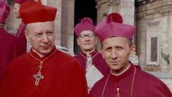 Kard. Stefan Wyszyński z abp. Antonim Baraniakiem