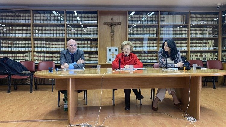 La presidente della Fondazione Centesimus Annus, Anna Maria Tarantola, a Caserta