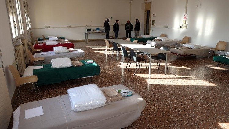 Il dormitorio diocesano di Treviso