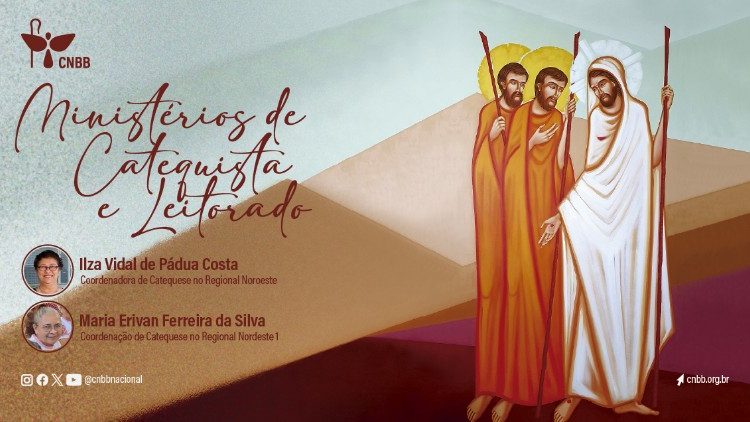 O Papa Francisco confere respectivamente os ministérios do Leitorado e de Catequista a duas brasileiras, a Ilza Vidal de Pádua Costa,.