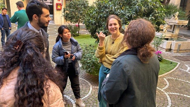 Teilnehmer an einem Austauschprogramm von Bossey zu Besuch in Rom (Archivbild)