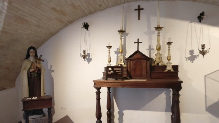La cappellina privata di Bartali, ricostruita nel museo