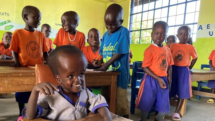 Aktuell können 600 Kinder im Flüchtlingslager in den Kindergarten gehen