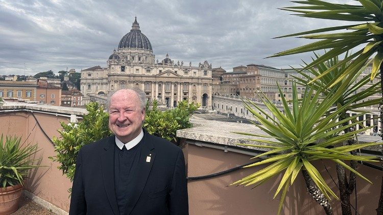 Br Jack Curran, FSC, in the Vatican this week