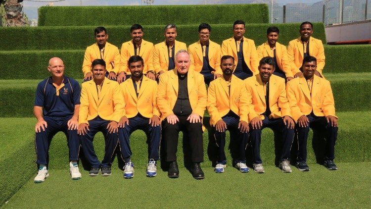 The Vatican (St Peter's) Cricket Team in a recent photo