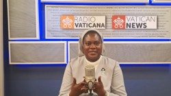 Soeur Rhyta Kimani, religieuse passioniste congo-brazzavilloise, auteure de l'ouvrage «Les Enfants et les conflits armés: entre la réinsertion sociale et récidive».