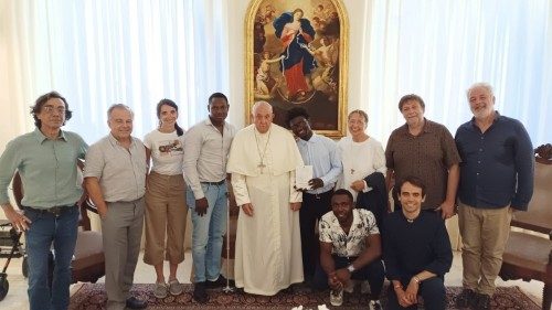 Un groupe de migrants chez le Pape: «Il est comme un père pour nous»