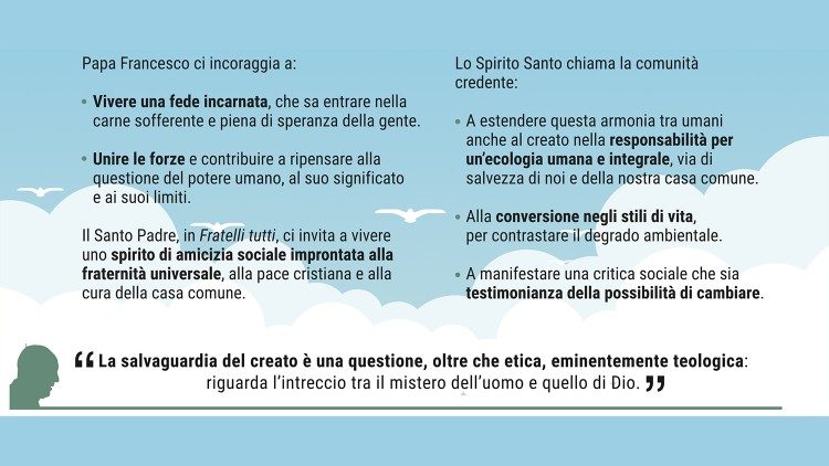 Il Messaggio del Papa per la Giornata Mondiale di Preghiera per la Cura del Creato 2024  in sintesi