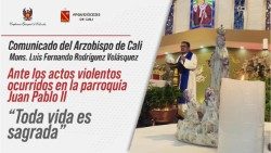 El arzobispo de Cali rechaza el atentando cometido en la parroquia Juan Pablo II: una persona murió y otra resultó herida
