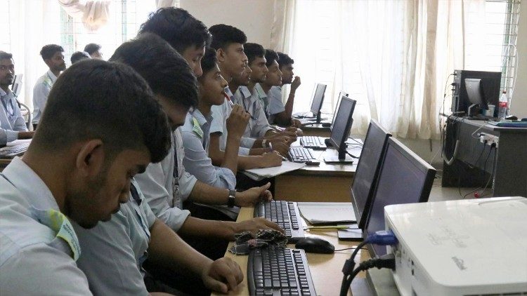 Students enhance their skills in a computer lab (Photo by Stephan Uttom Rozario)