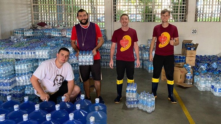 Seminaristas do Seminário Maior Nossa Senhora da Conceição, em Viamão (RS), 