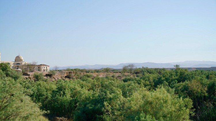 An den Heiligen Stätten in Jordanien