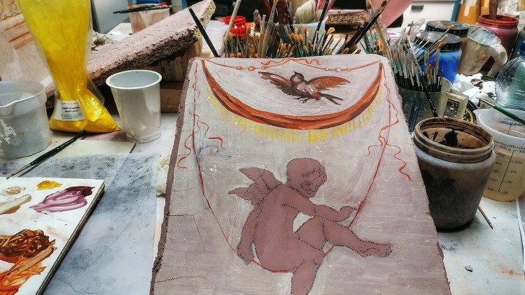 Una giornata nella scuola di affresco ai Musei Vaticani