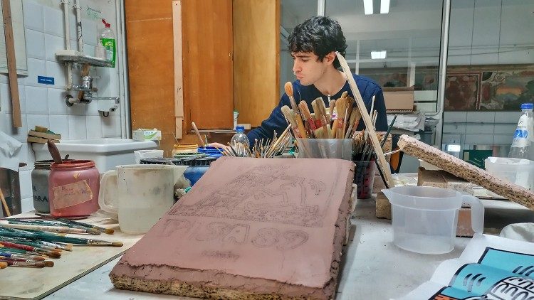 Una giornata nella scuola di affresco ai Musei Vaticani