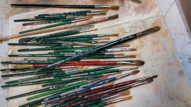 Una giornata nella scuola di affresco ai Musei Vaticani