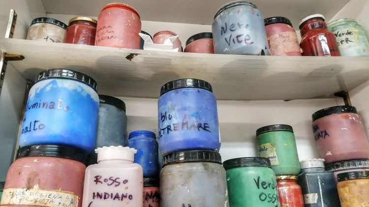 Una giornata nella scuola di affresco ai Musei Vaticani