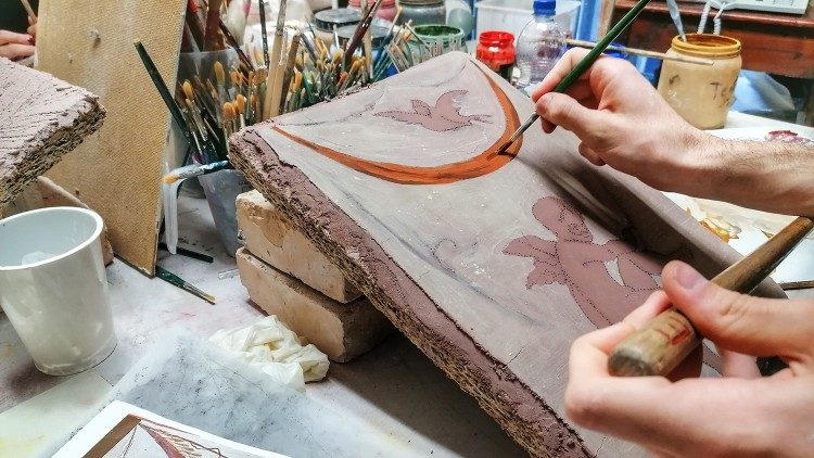 Una giornata nella scuola di affresco ai Musei Vaticani