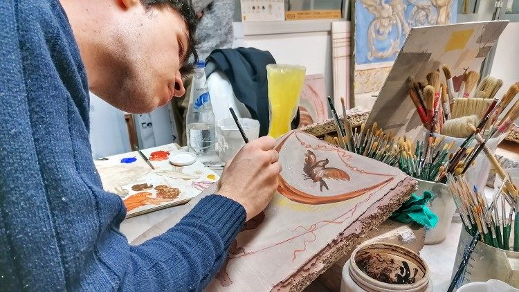Una giornata nella scuola di affresco ai Musei Vaticani