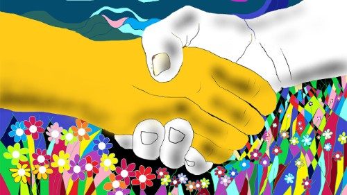 "Amizade" - desenho de Walter Capriotti 