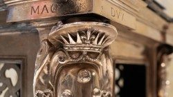 Altare del Calvario, particolare del restauro ©Federico Mulas di The Method Agency