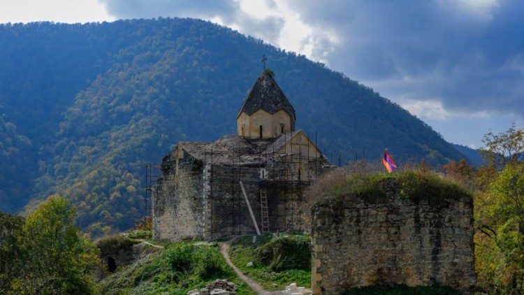 An Armenian church in High Karabakh