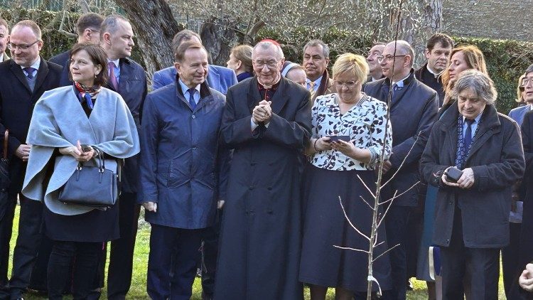 Tree-planting ceremony dedicated to the Ulma family in the Vatican Gardens
