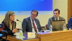 Giulia Mazza, Mimmo Muolo e Alessandro Gisotti