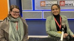 Bernadette Eibl und Borka Simunic im Studio von Vatican News (Innsbruck und Graz-Sekau)