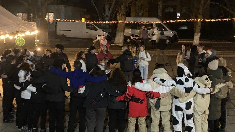 Giovani italiani con giovani ucraini