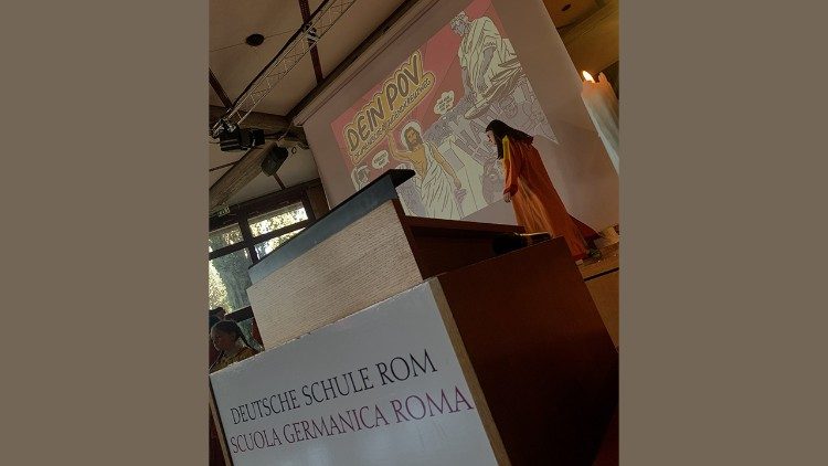 Die KISI-Gruppe zu Besuch an der Deutschen Schule Rom