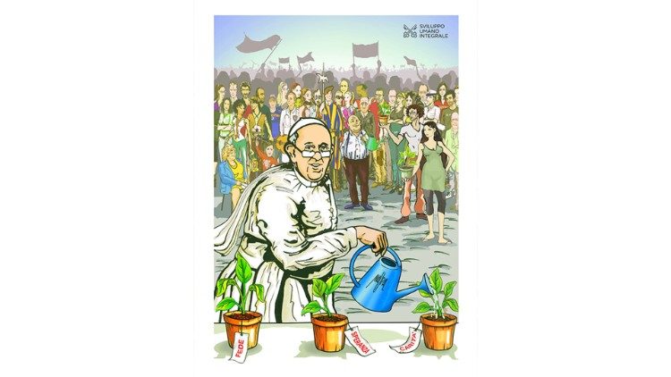 La nueva obra de Maupal para el mensaje de Cuaresma del Papa