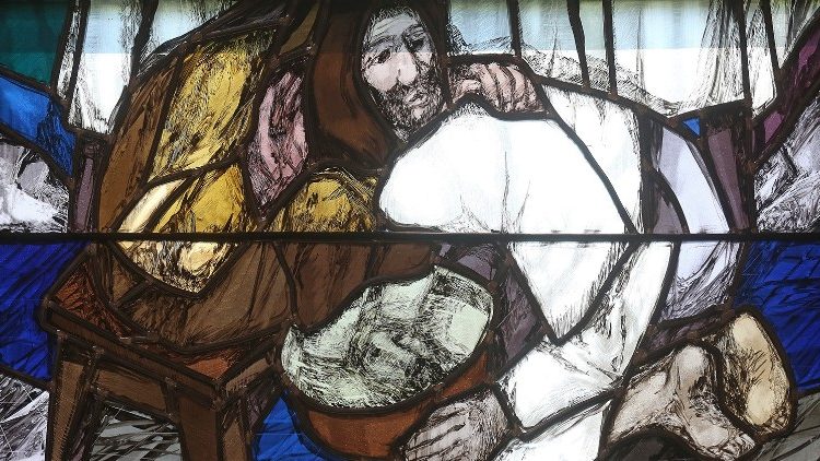 Extraído da pintura original de Sieger Köder sobre o Lava-pés