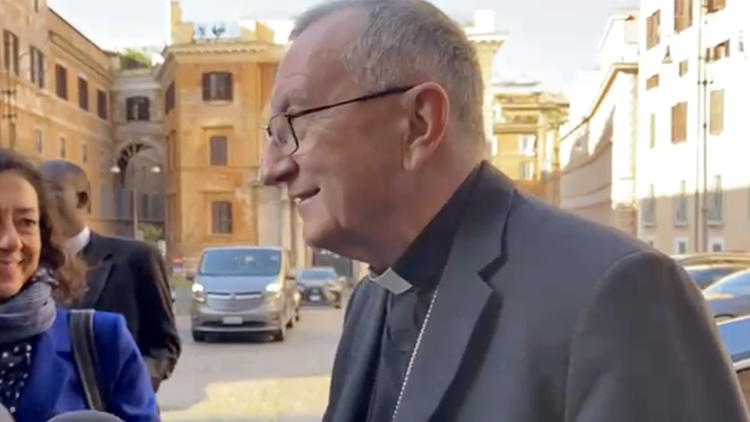 O cardeal Parolin na Pontifícia Universidade Gregoriana