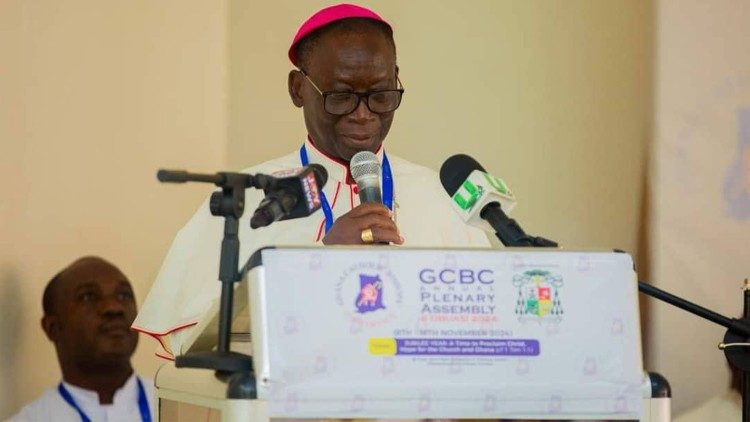 El presidente de la Conferencia Episcopal de Ghana, el obispo de Sunyani Matthew Kwasi Gyamfi