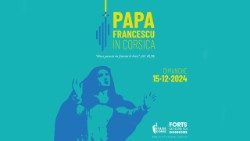 Le logo de la visite du Pape François à Ajaccio le 15 décembre prochain. 