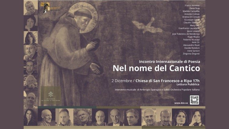 A imagem promocional do encontro internacional de poesia