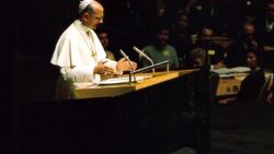 Pope Paul VI at  the United Nations