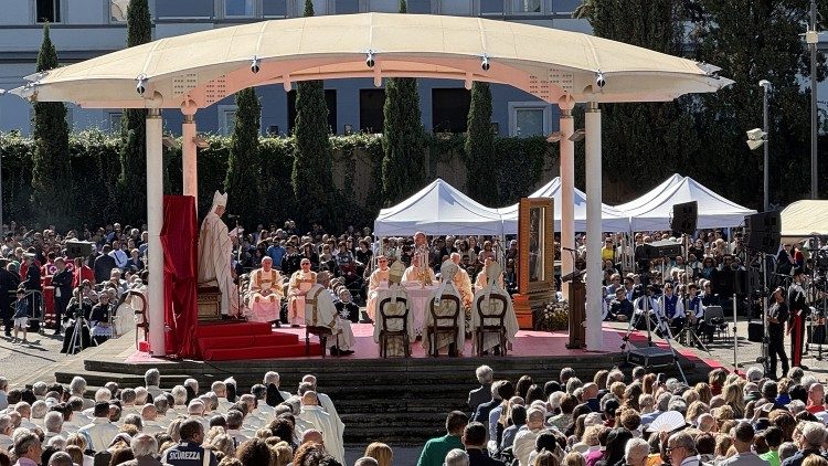 Un moment de la célébration 