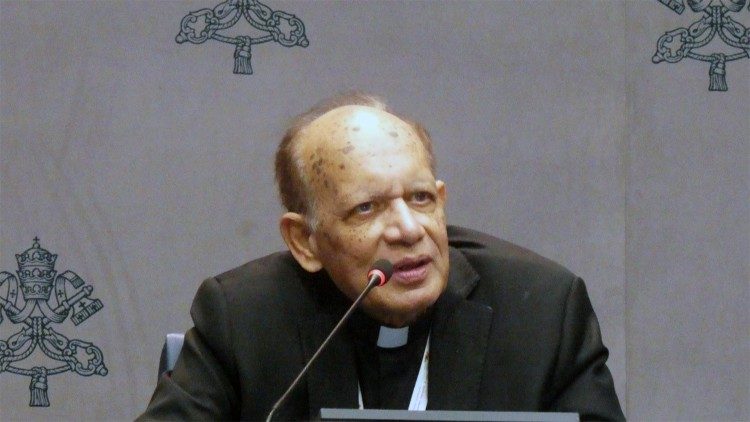 File photo of Cardinal Oswald Gracias at the Holy See Press Office